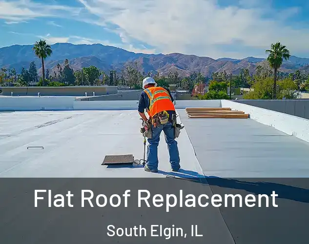  Flat Roof Replacement South Elgin, IL