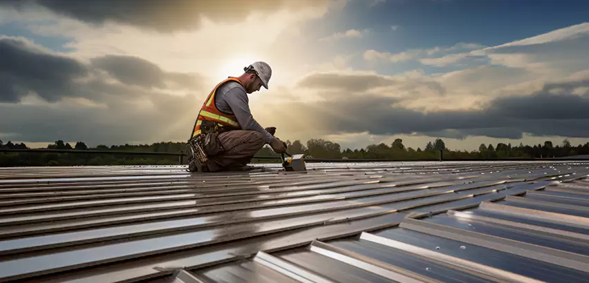 Commercial Roof Restoration in South Elgin