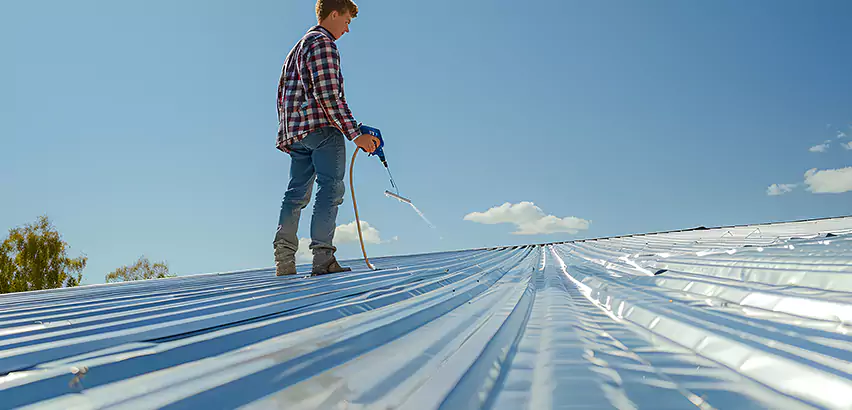 EPDM Roofing Installation Drip Edge in South Elgin