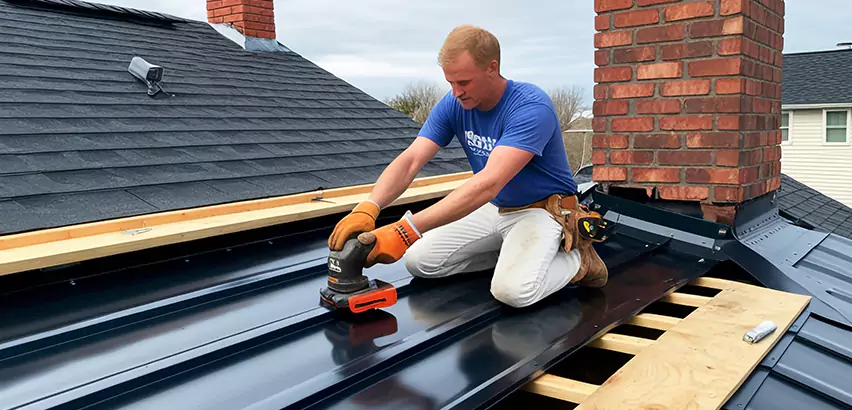 Metal Barn Roof Replacement in South Elgin