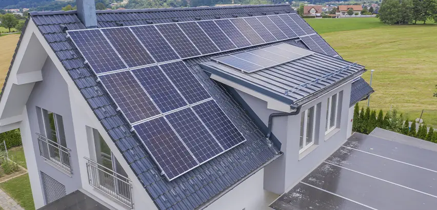 Residential Solar Roof Installation in South Elgin
